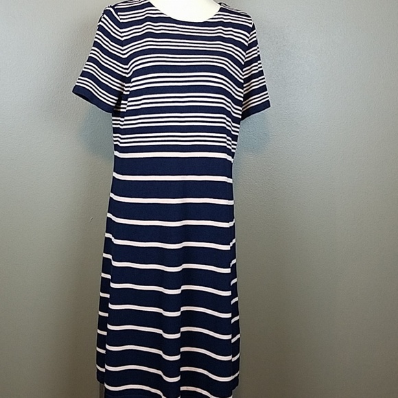 Ann Taylor Factory Dresses & Skirts - Ann Taylor Factory Striped Sweater Swing Dress XL